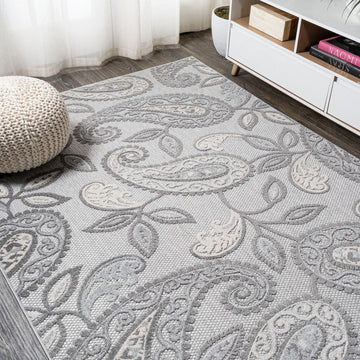 Julien Paisley High-low Indoor/outdoor Area Rug